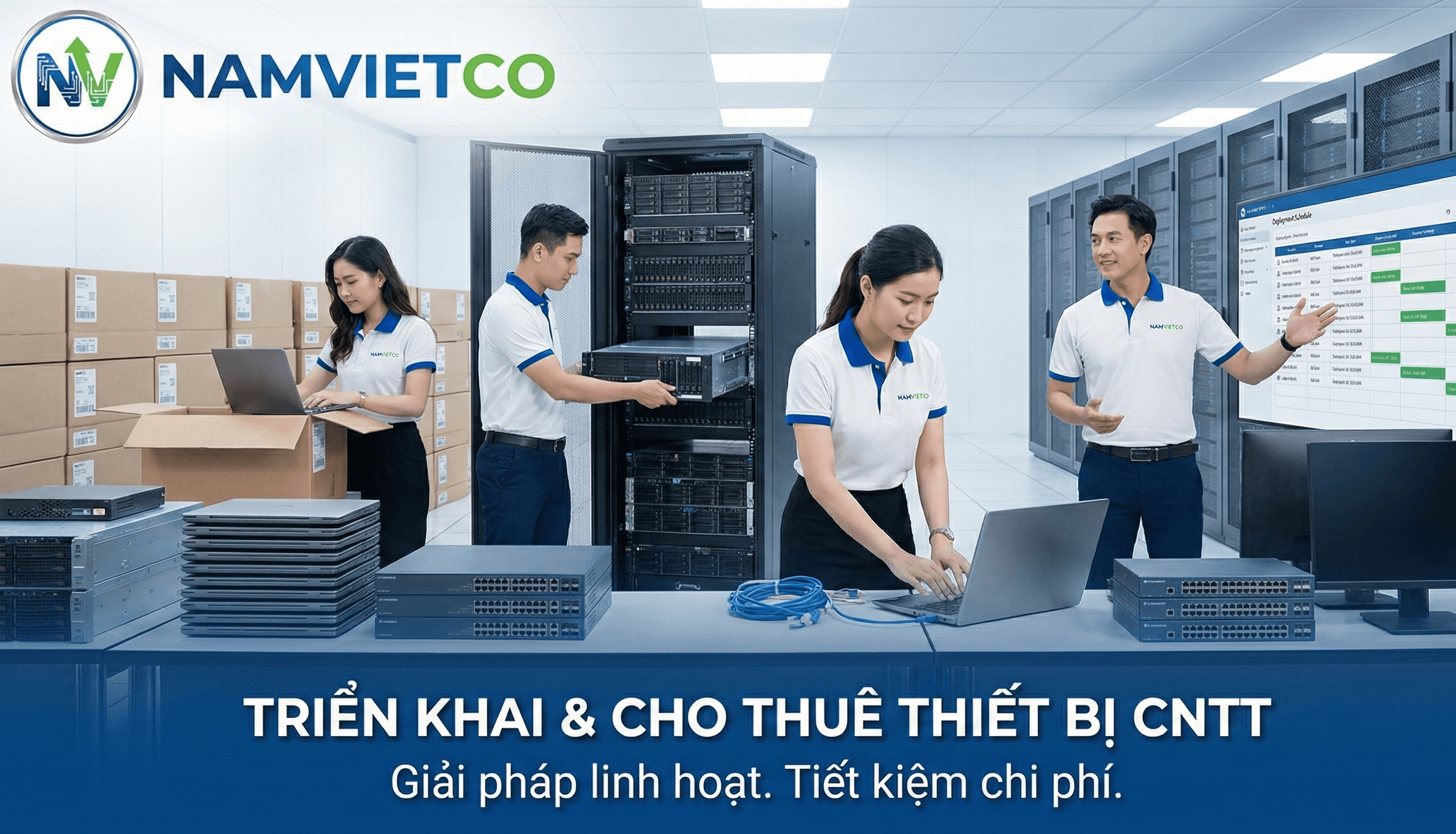 Triển khai - cho thuê thiết bị CNTT